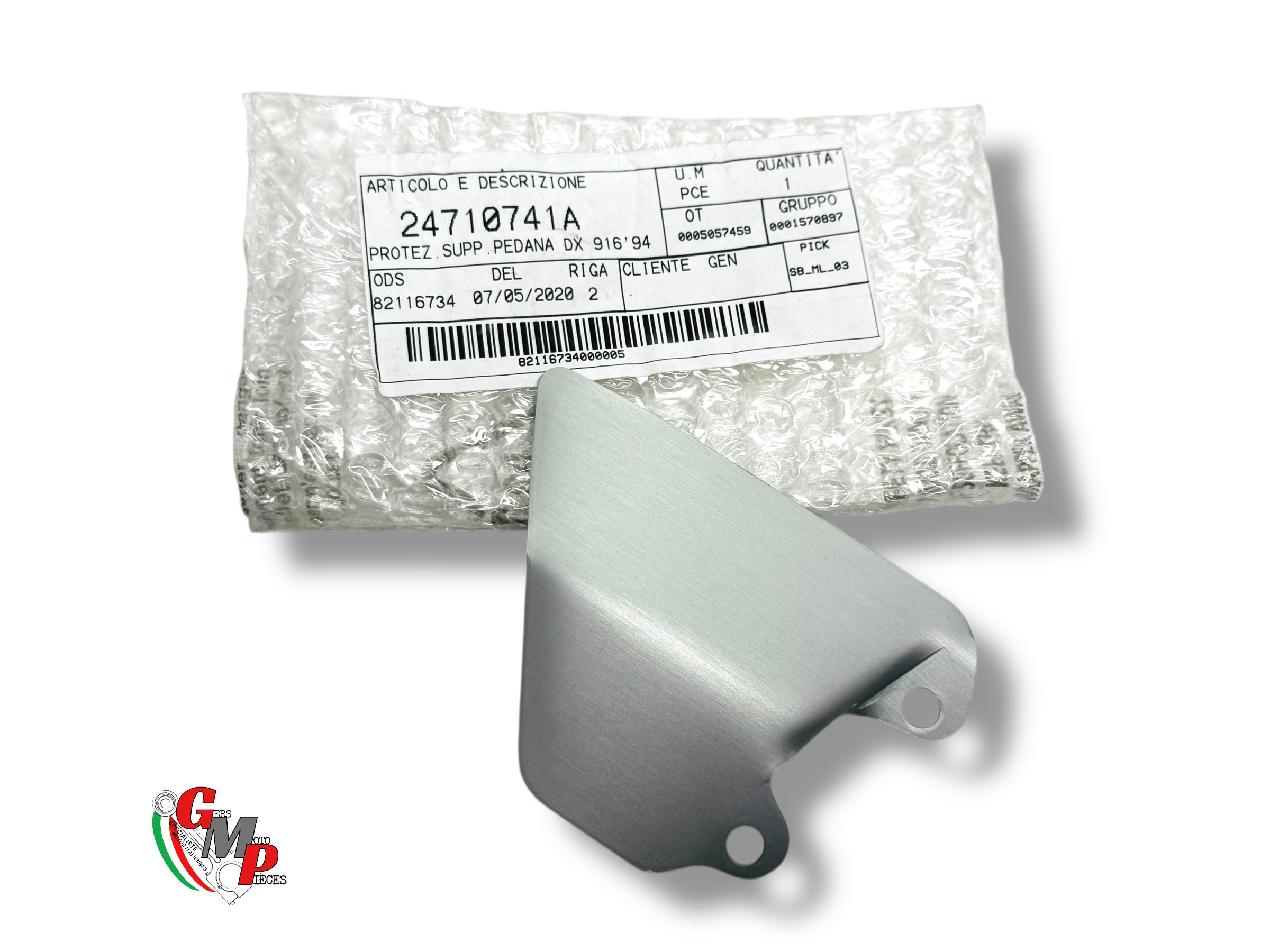 Plaque Protection Droit NEUVE - Ducati