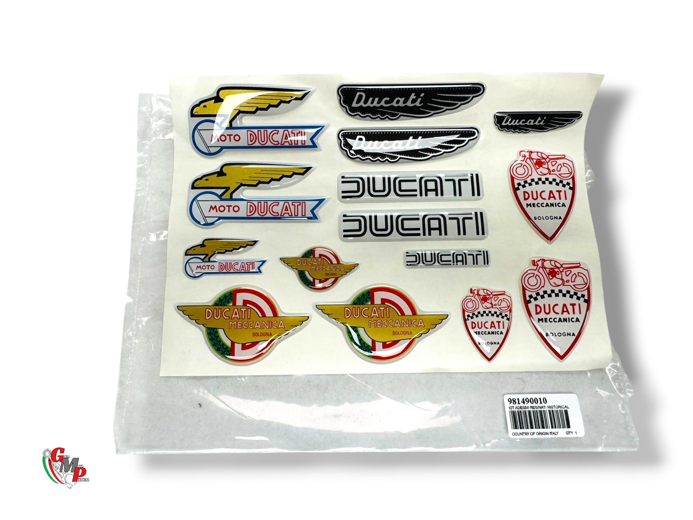 Planche Stickers Historiques NEUF - Ducati