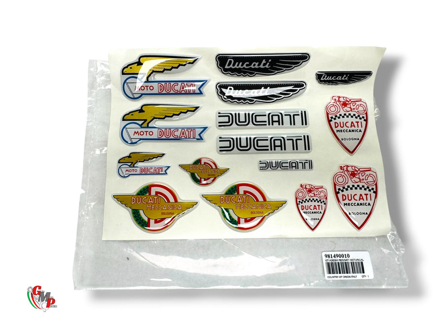 NEW Historical Sticker Sheet - Ducati