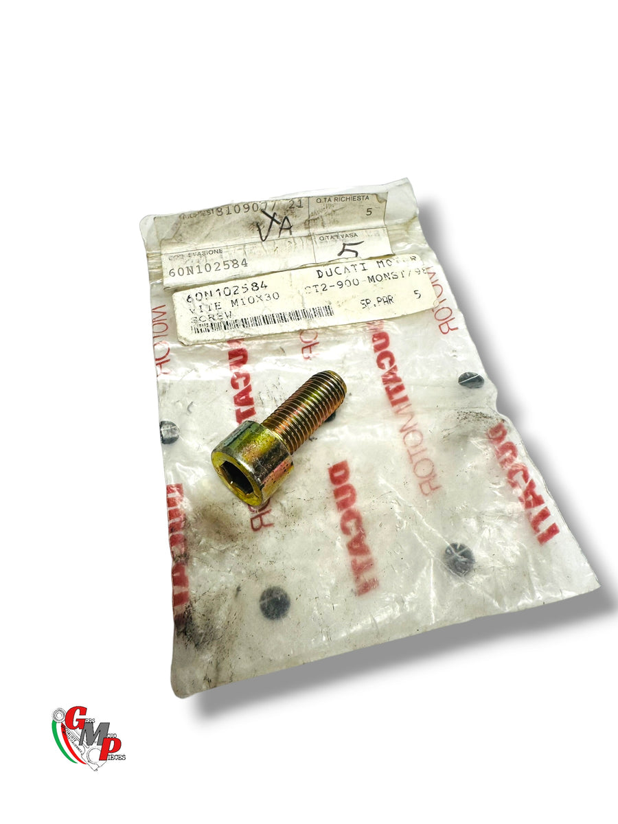 M10x30 Yellow Zinc Plated Screw NEW - Ducati