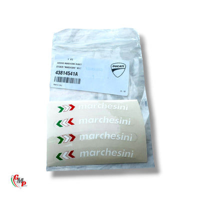 "Marchesini" Decal White NEW - Ducati