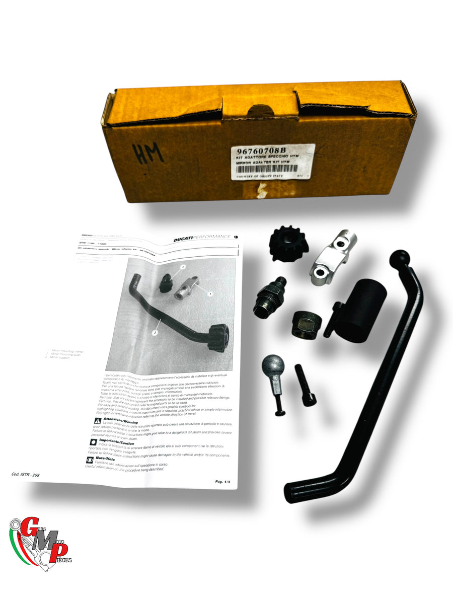 NEW Handlebar Mirror Mount Stem - Ducati (Copy)