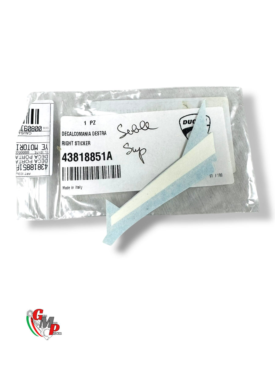 RIGHT Sticker NEW - Ducati
