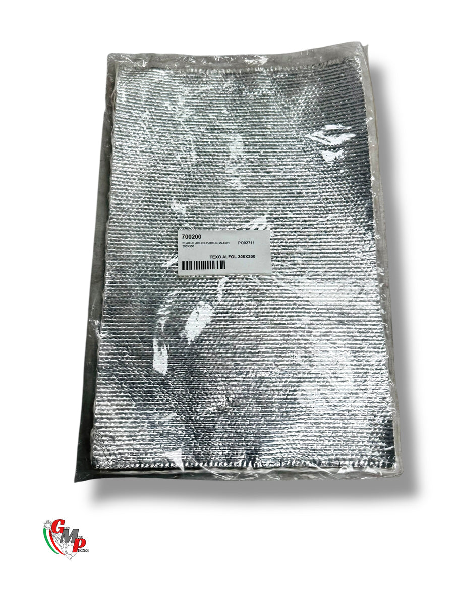 New ACOUSTA-FIL 200x300mm adhesive heat shield