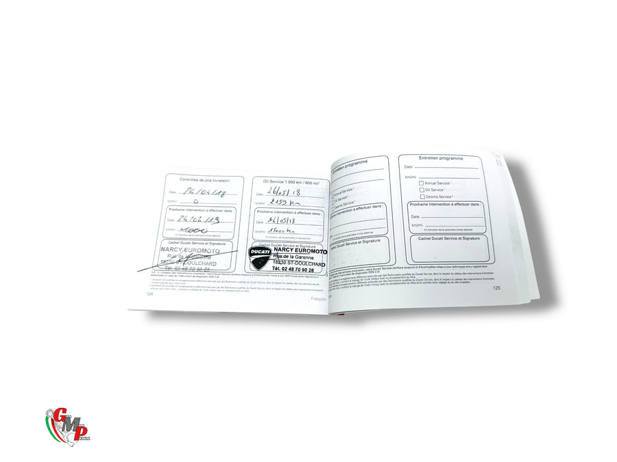 Warranty Booklet - Ducati All Models