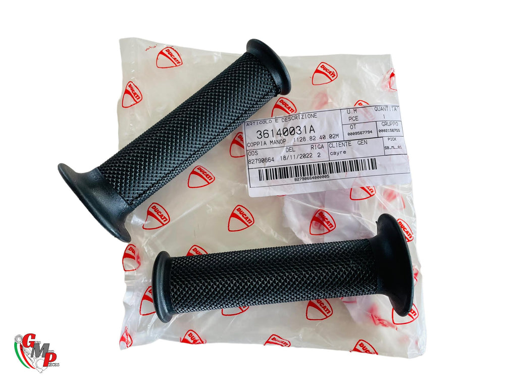 Original Rubber Grip Set NEW - Ducati Monster 400 600 750 900 Carbu Superbike SBK 851 888 Paso cor finale
