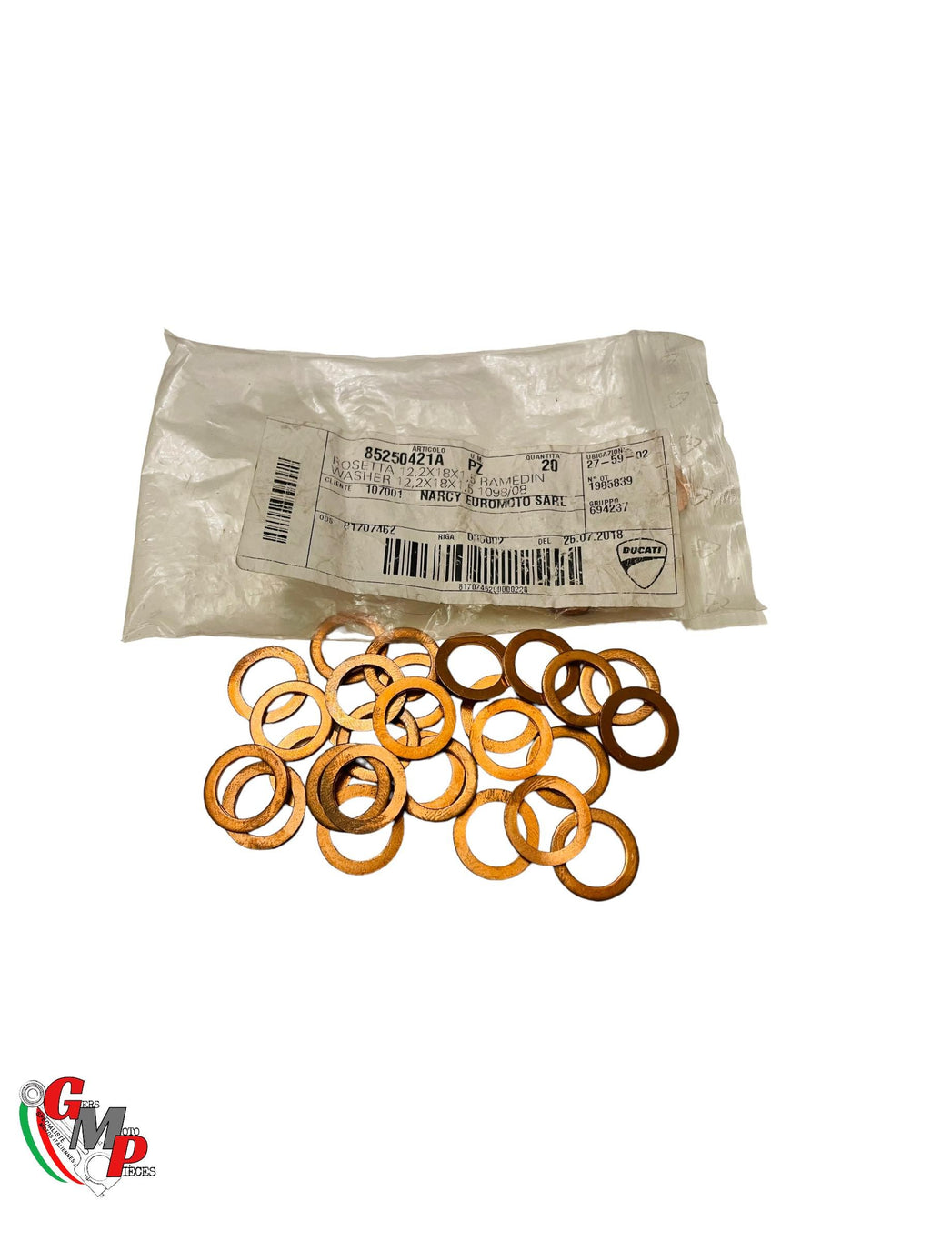 NEW Drain Plug Gasket - Ducati