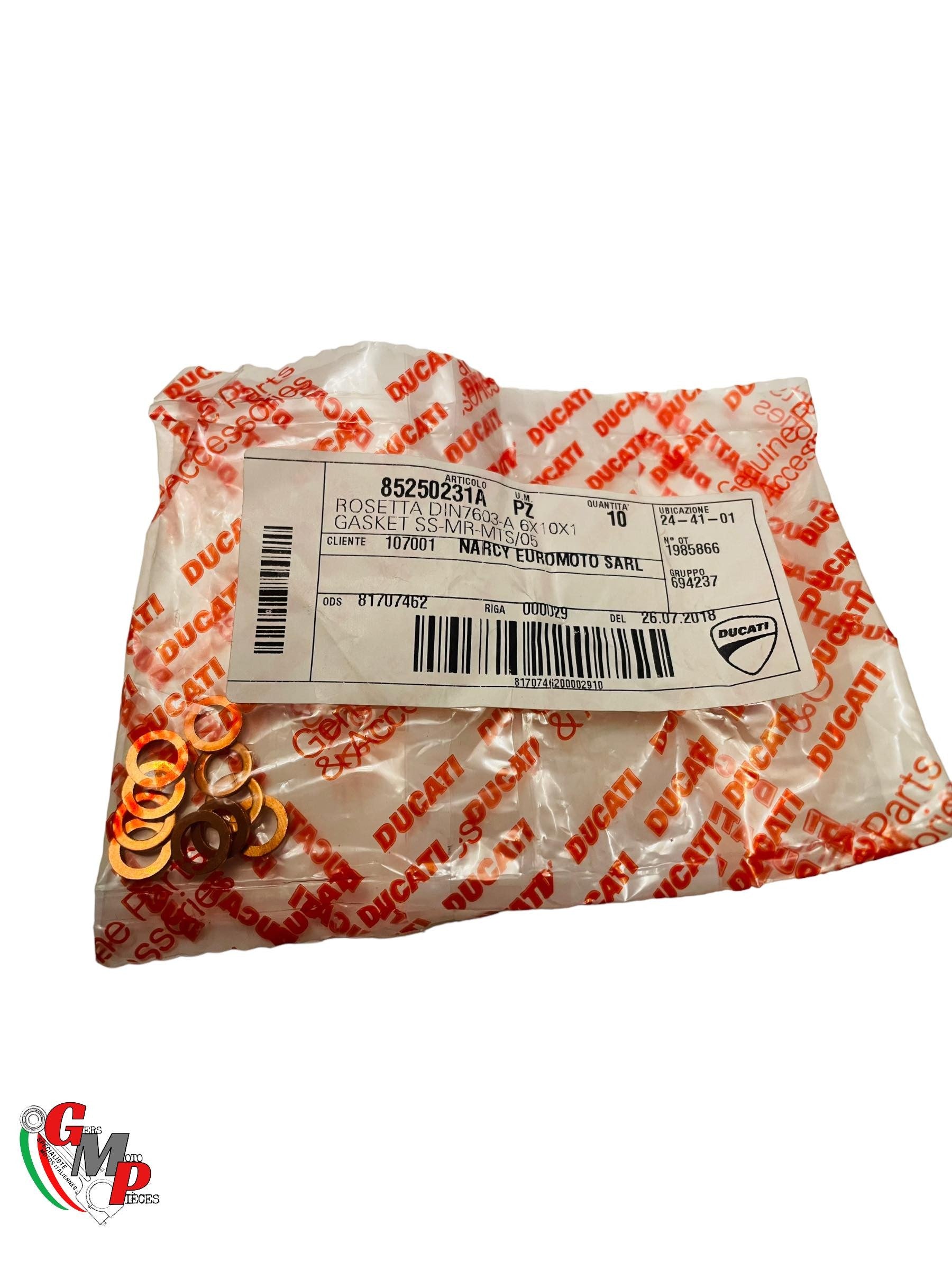 Copper Gasket Engine Crankcase Screw NEW - Ducati