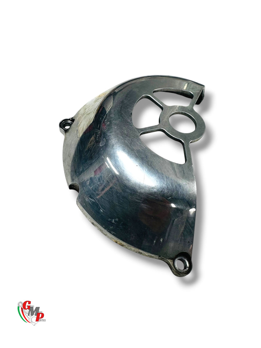 Polished Aluminum Vented Clutch Cover - Ducati