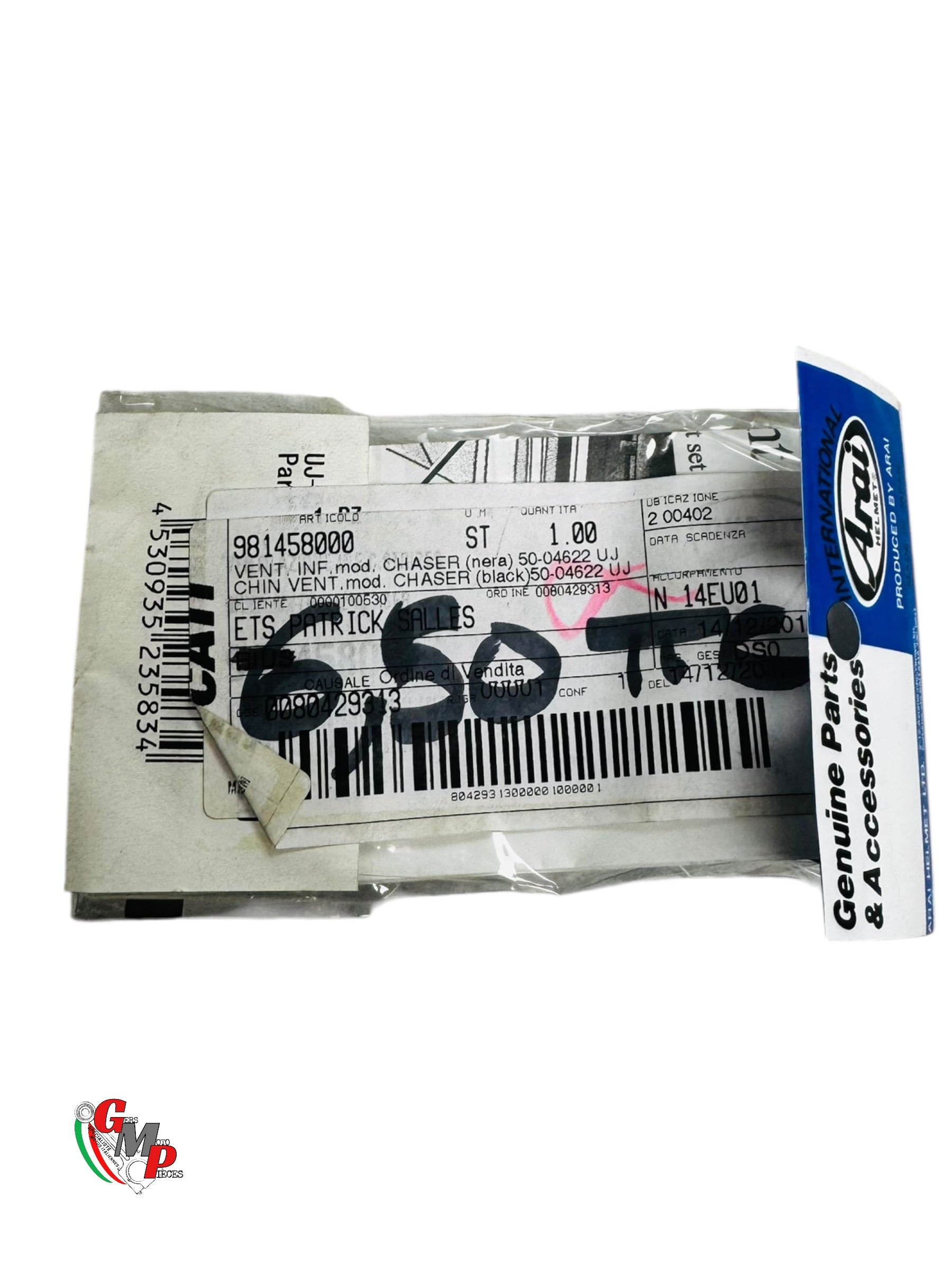 Mecanisme de Menton ARAI Chaser - Ducati