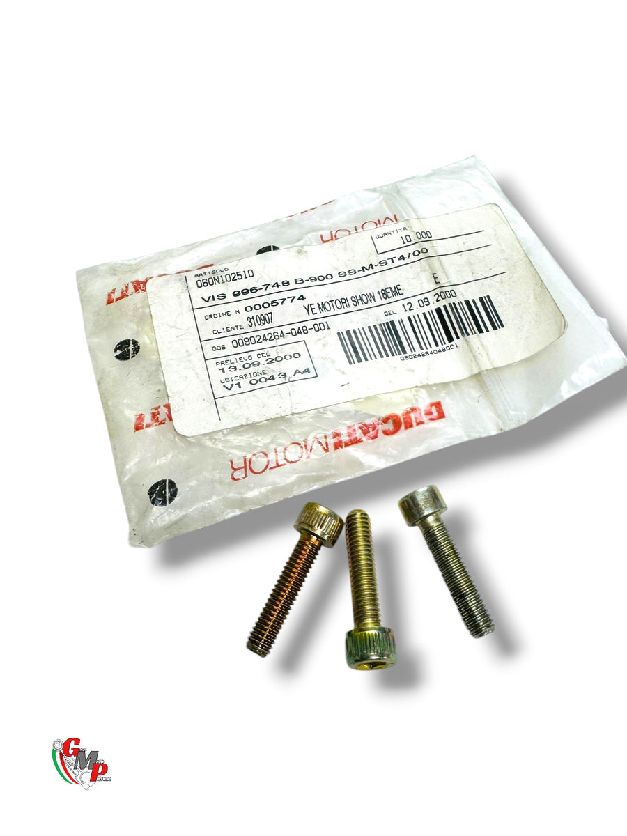 M6x25 Yellow Zinc Plated Hex Socket Head Cap Screw NEW - Ducati