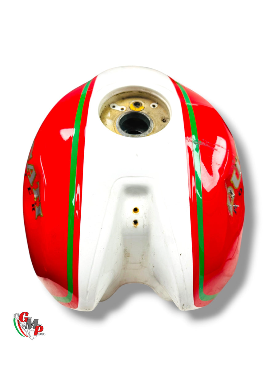 Fuel Tank Red White Stripe - Ducati
