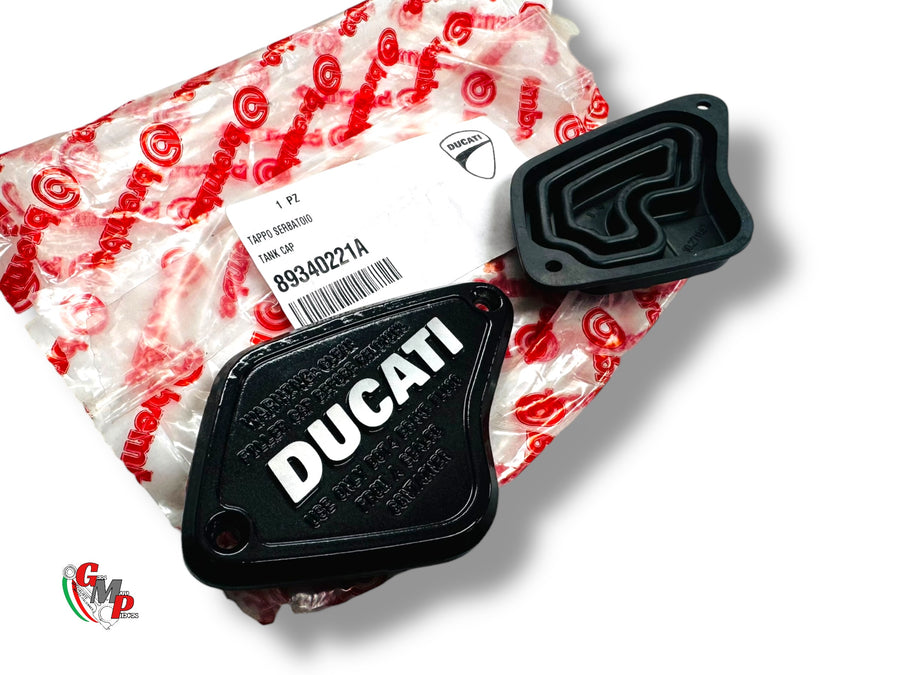 Brake Reservoir Cap + Gasket NEW - Ducati