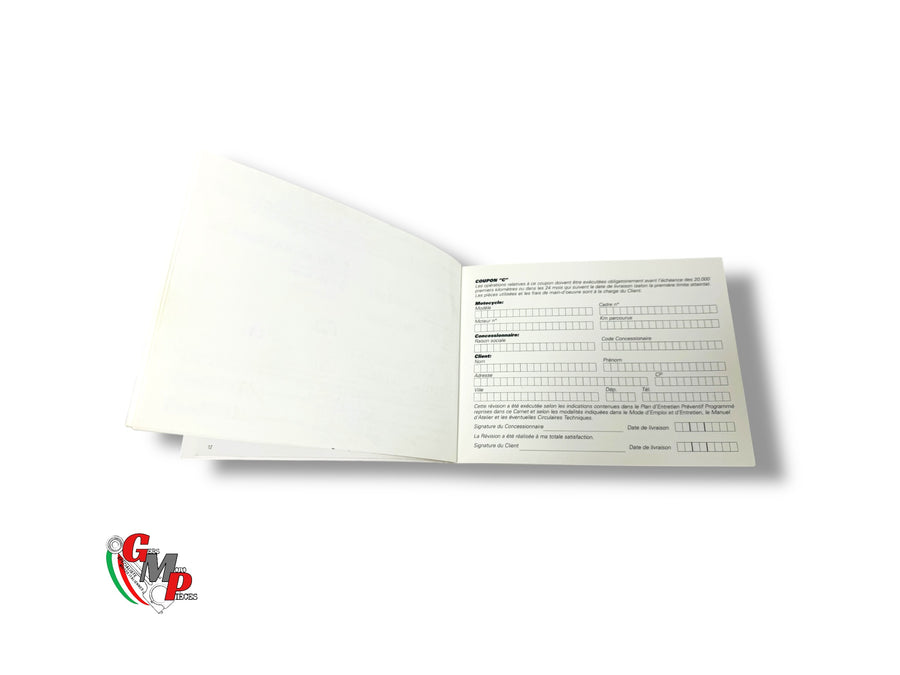 French WARRANTY Booklet - Ducati