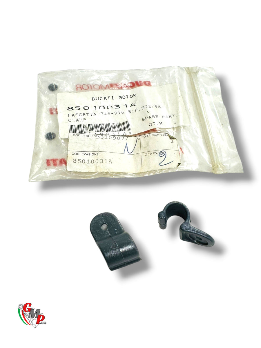Grey Front Brake Hose Clamp NEW - Ducati