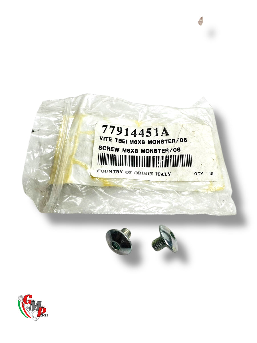 Screw Tbei M6X8 NEW - Ducati