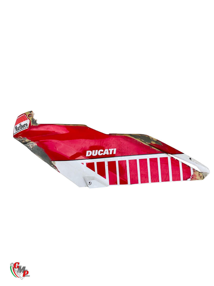 Left Side Fairing Repaired - Ducati