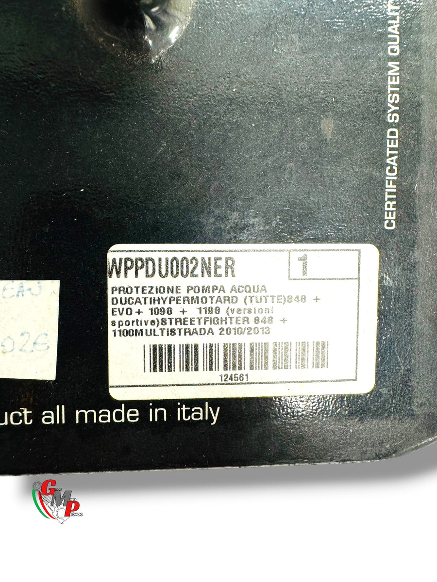 Water pump casing cover LIGHTECH black