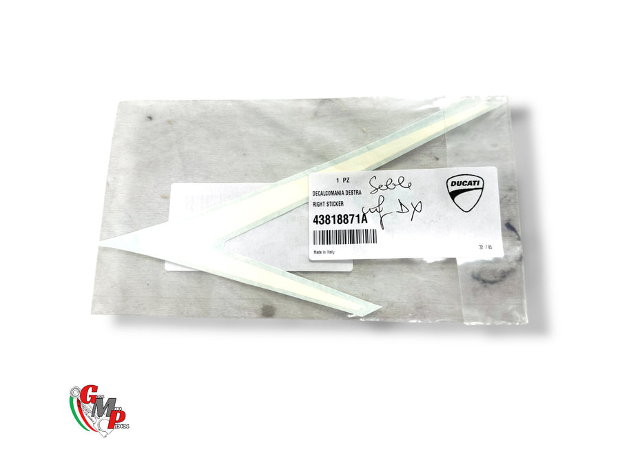RIGHT Sticker NEW - Ducati