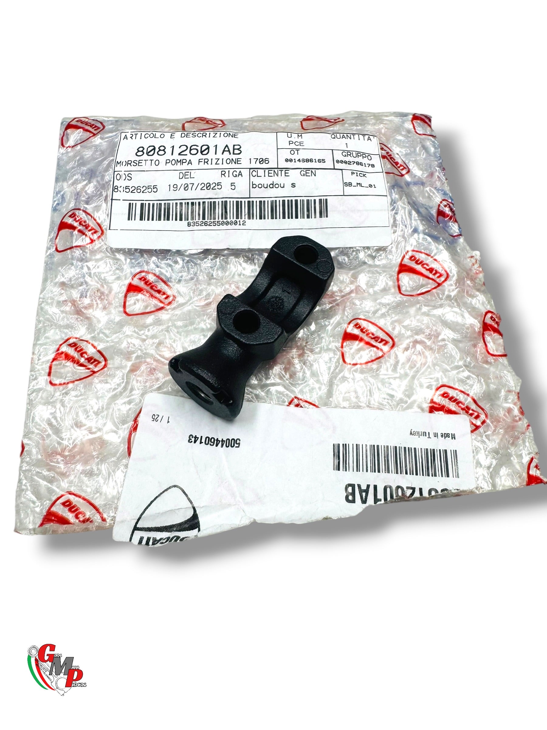 Front Clamp Bracket Left Master Cylinder NEW - Ducati