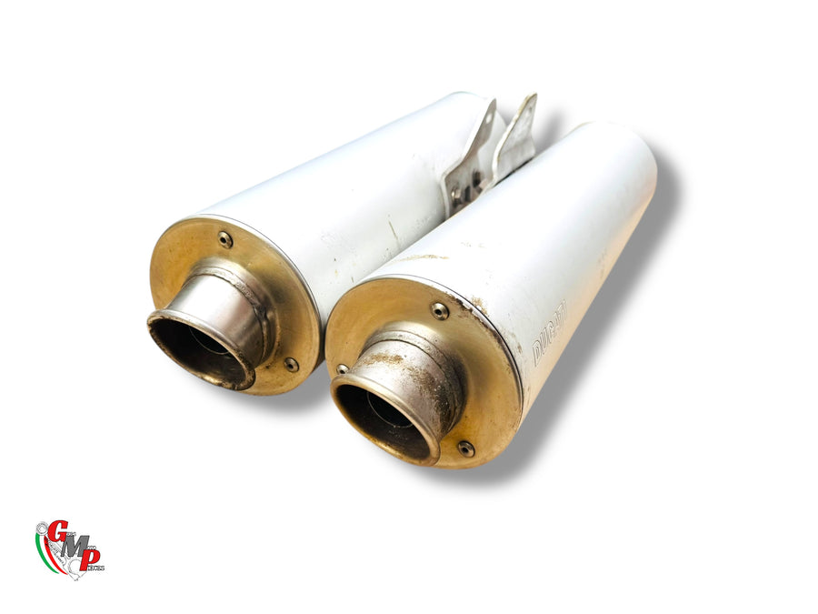 Left and Right Silencers - Ducati