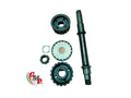 Pair of Pulleys, Shaft, Square-toothed Idlers - Ducati
