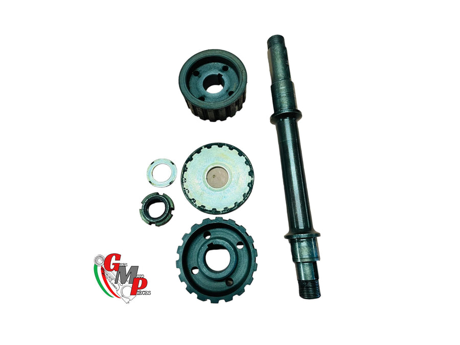 Pair of Pulleys, Shaft, Square-toothed Idlers - Ducati