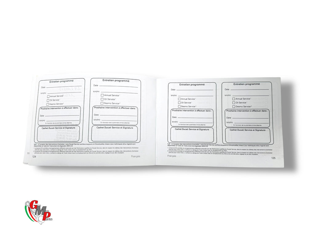 Maintenance Manual It/Gb/De/Es/Pt/Fr/Nl/Gr - Ducati
