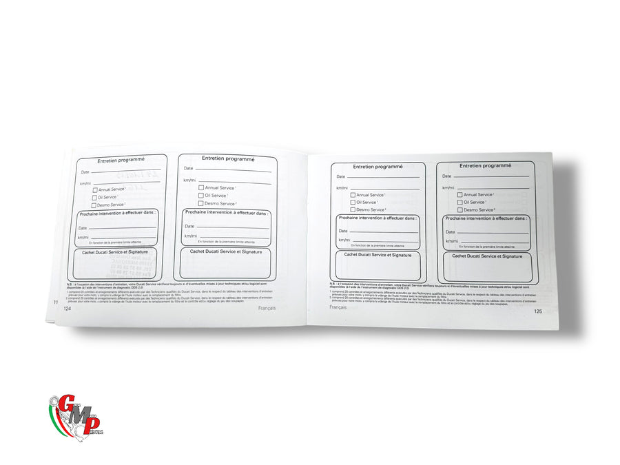 Maintenance Manual It/Gb/De/Es/Pt/Fr/Nl/Gr - Ducati