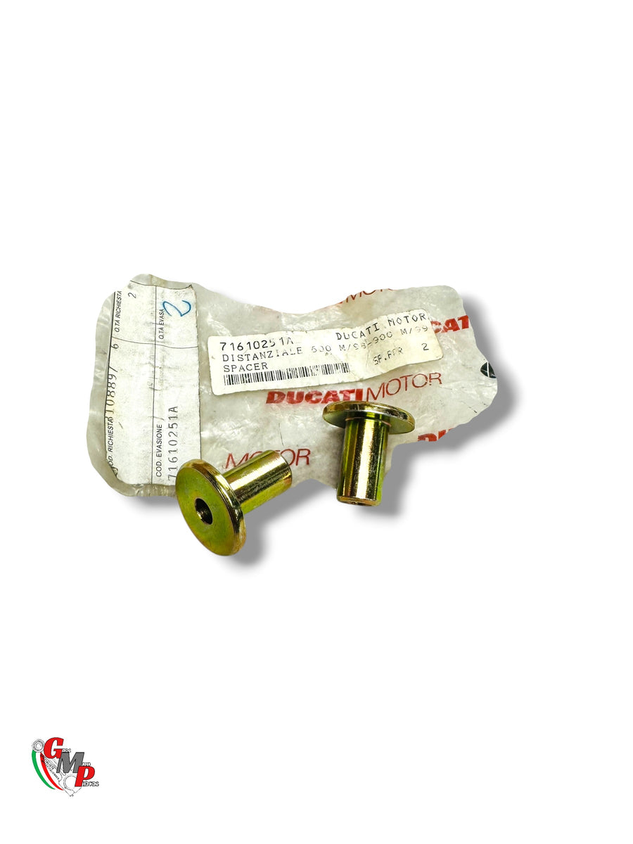 NEW Yellow Zinc Plated Exhaust Support Spacer - Ducati