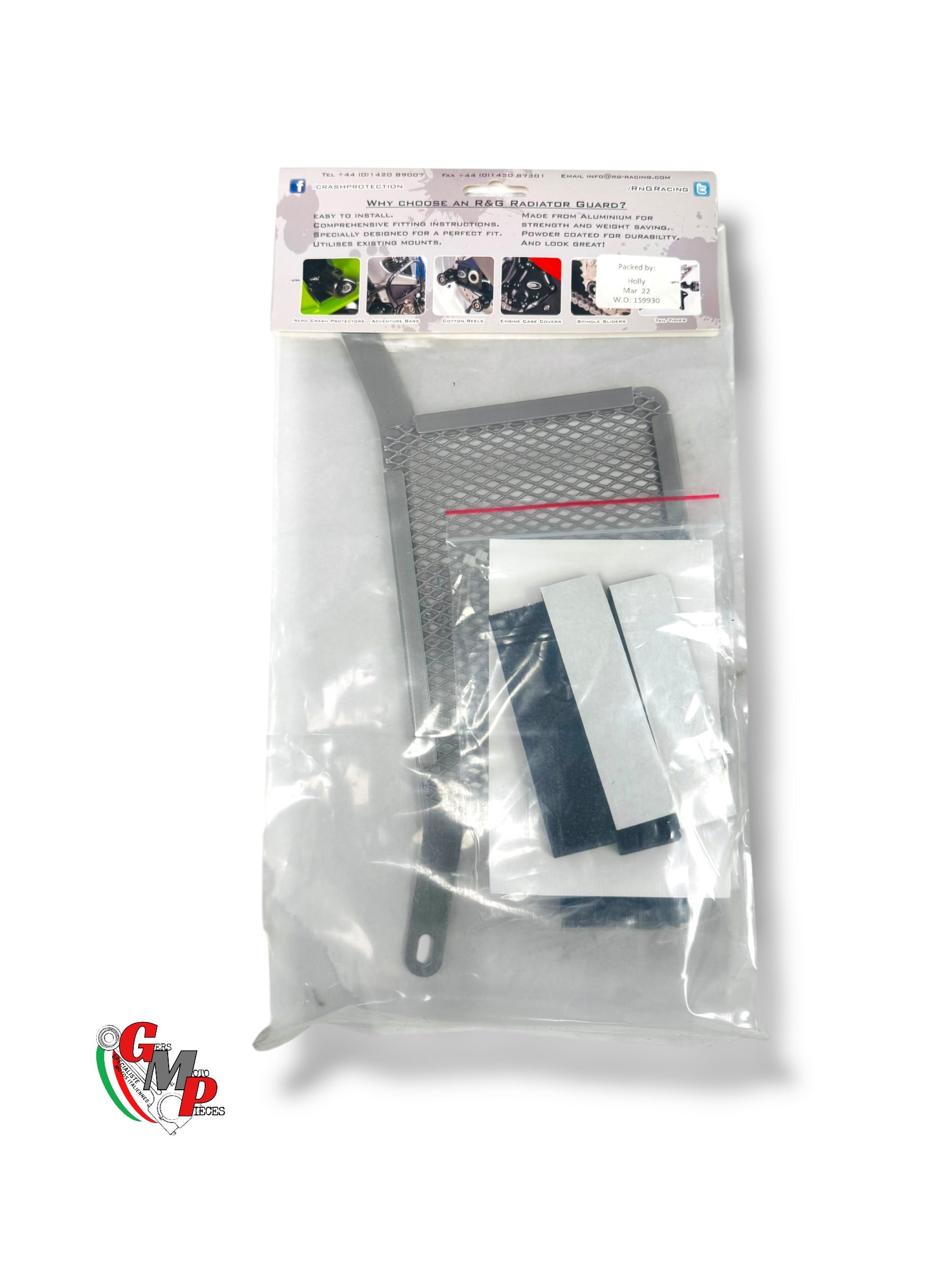 NEW Grey Oil Radiator Guard - Ducati