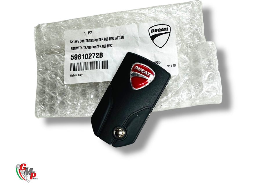 NEW Active 868 Mhz Transponder Key - Ducati