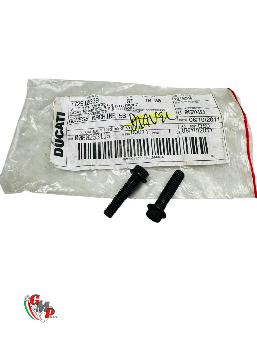 Screw Tef M6X25 8.8 NEW - Ducati