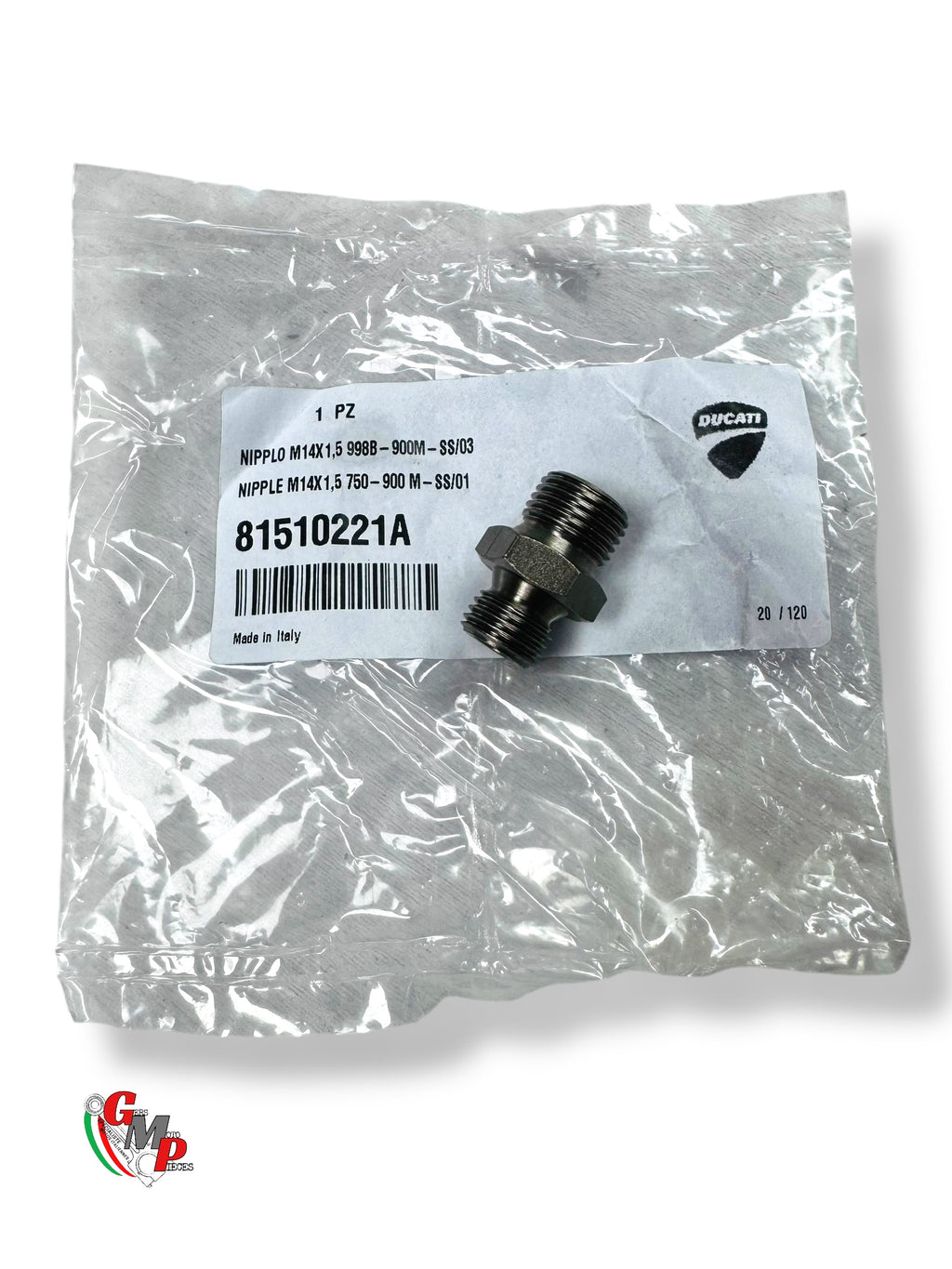 Radiator Hose Fitting M14X1.5 NEW - Ducati
