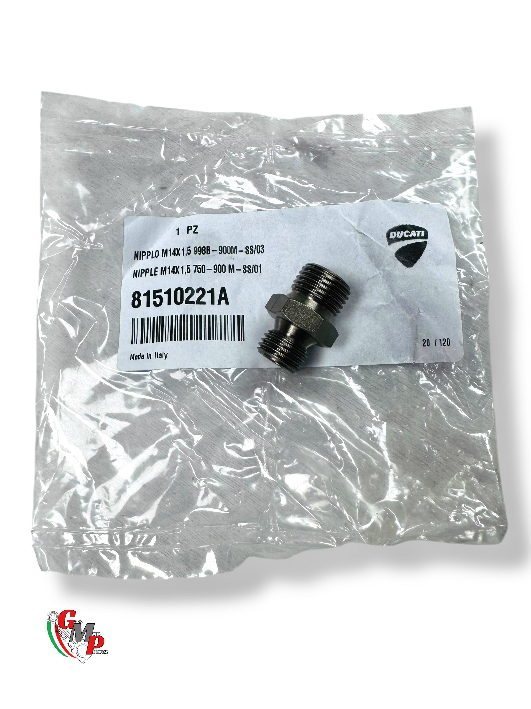 Radiator Hose Fitting M14X1.5 NEW - Ducati