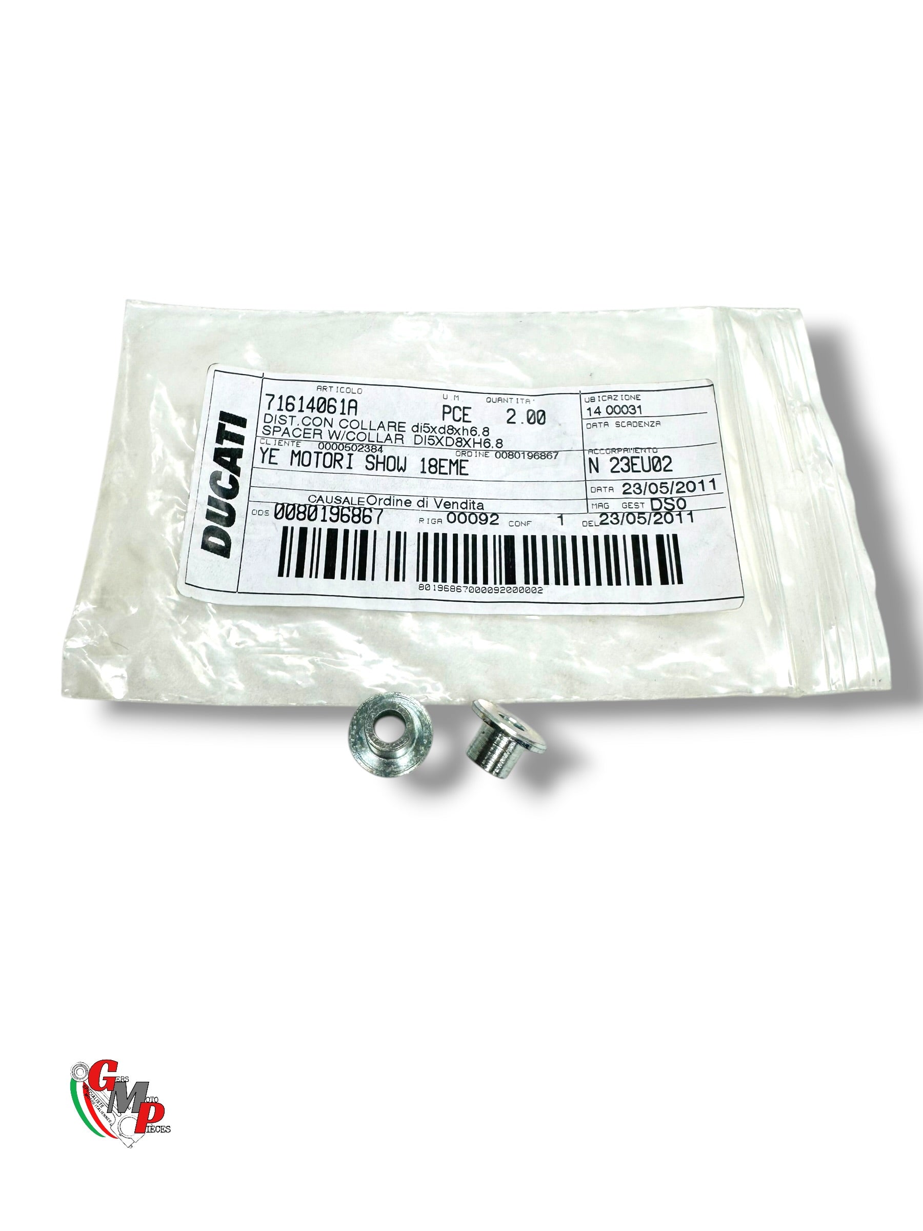 Spacer 5X8X6.8 NEW - Ducati