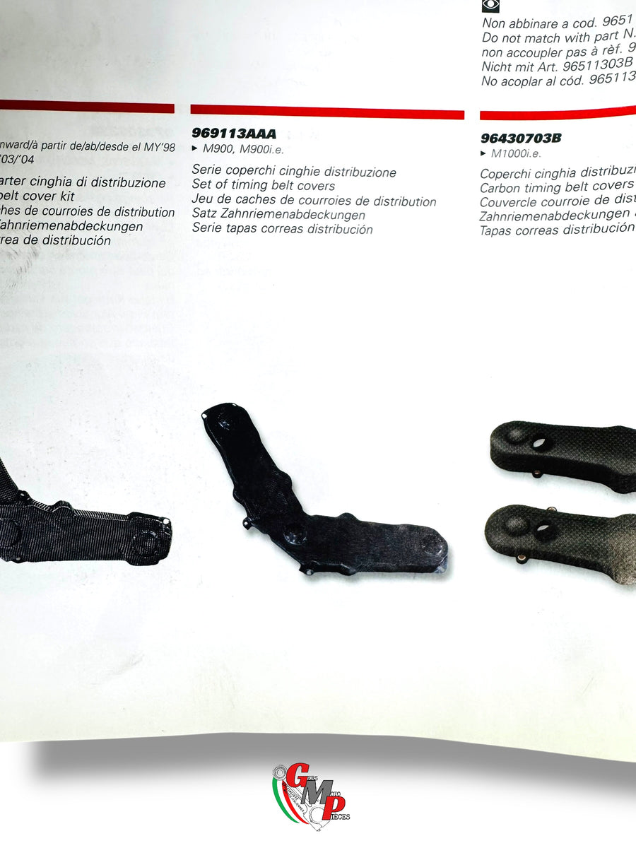 Vertical Carbon Belt Cover NEW - Ducati