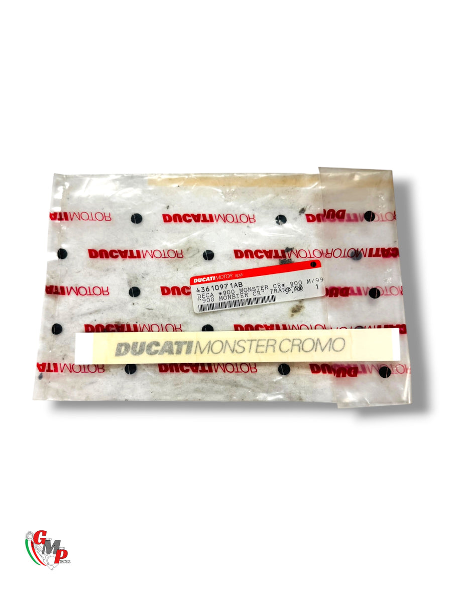 Ducati Monster Chrome Decal NEW - Ducati