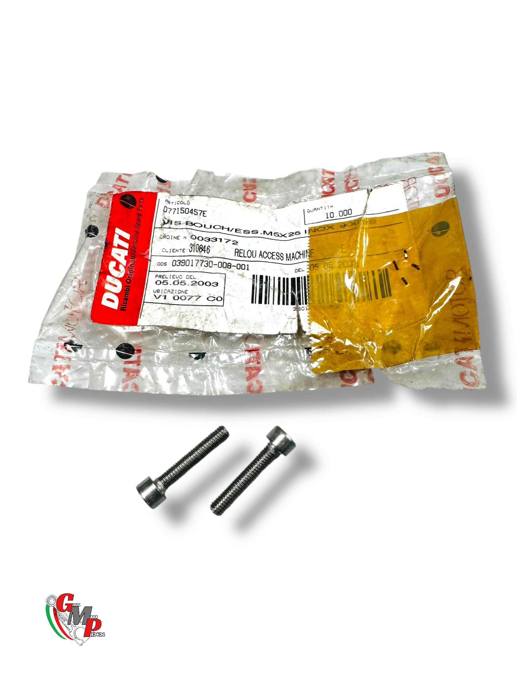 Screw M5X25 NEW - Ducati