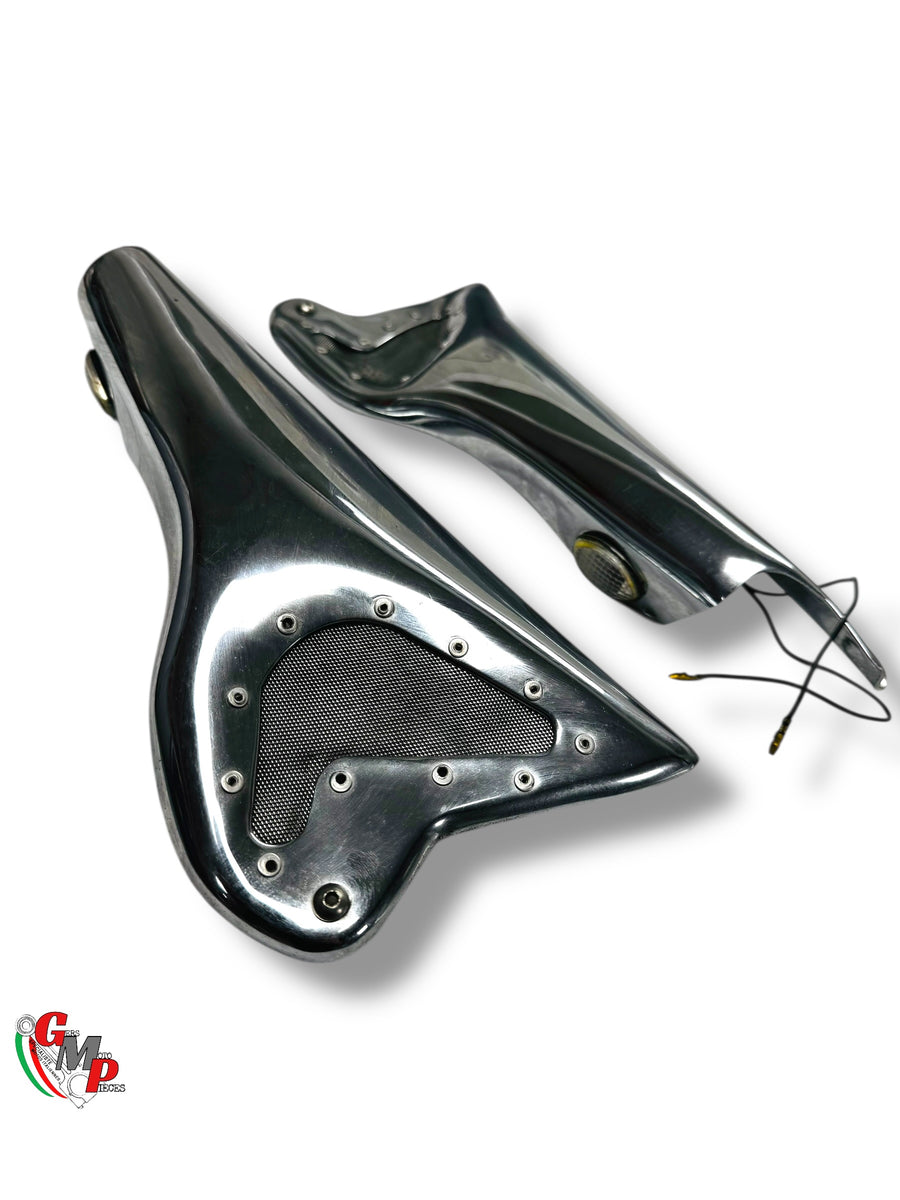 Pair of Chrome Underseat Covers - DUCATI PERFORMANCE