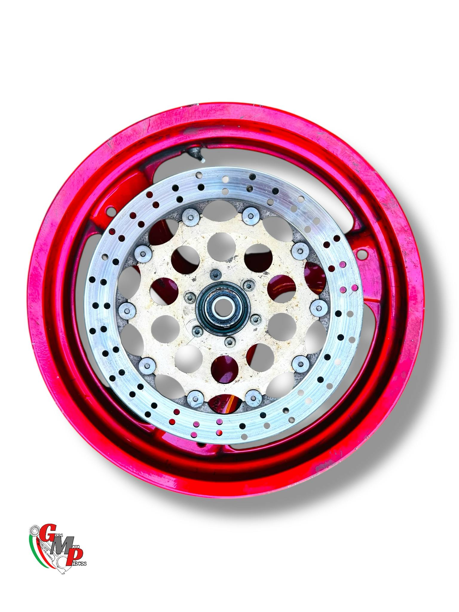 Jante avant rouge petite axe de roue - Ducati Monster 600 750 900 Supersport 600 750 900 SBK 888