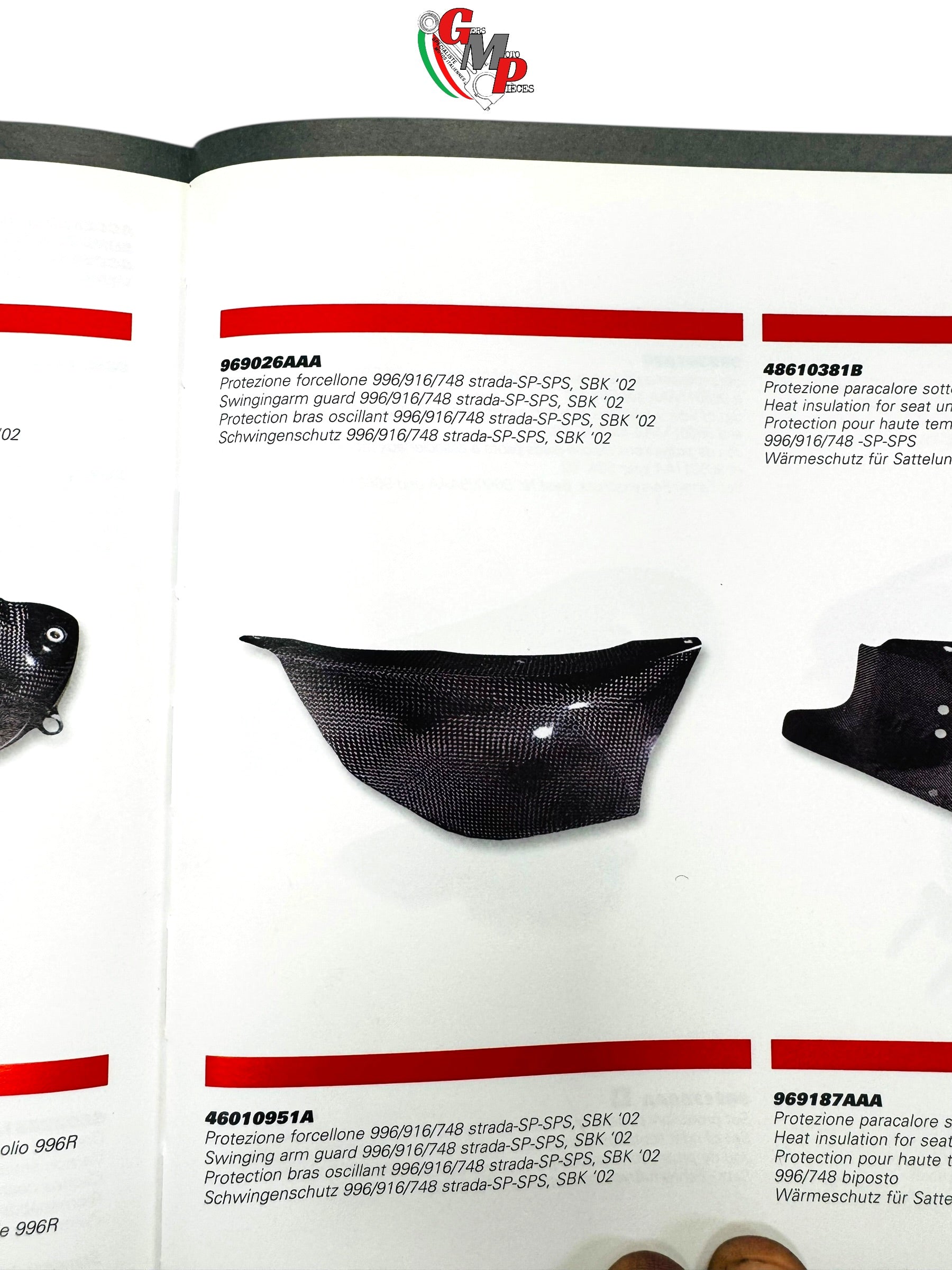 Cache Bras Oscillant Carbone NEUF - Ducati