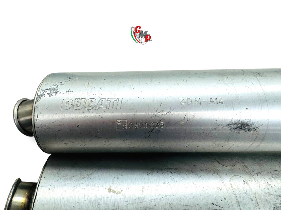 Pair of Original Silencers - Ducati