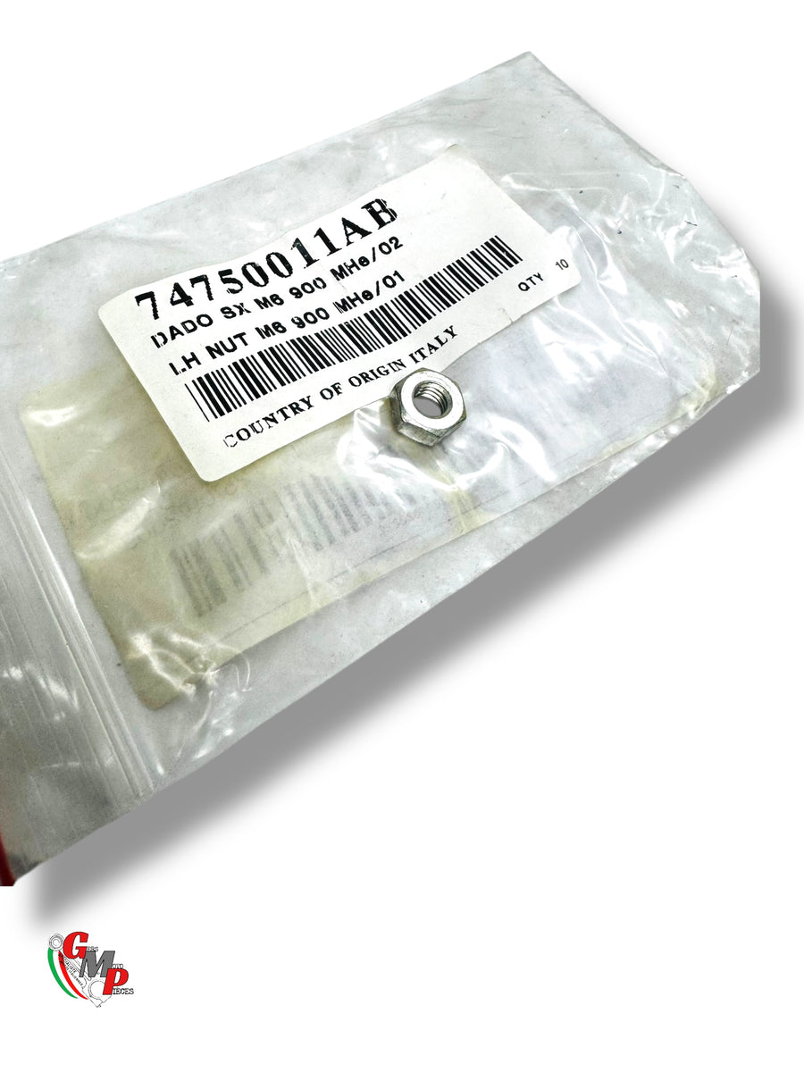 Left-Hand Threaded Nut M6 NEW - Ducati