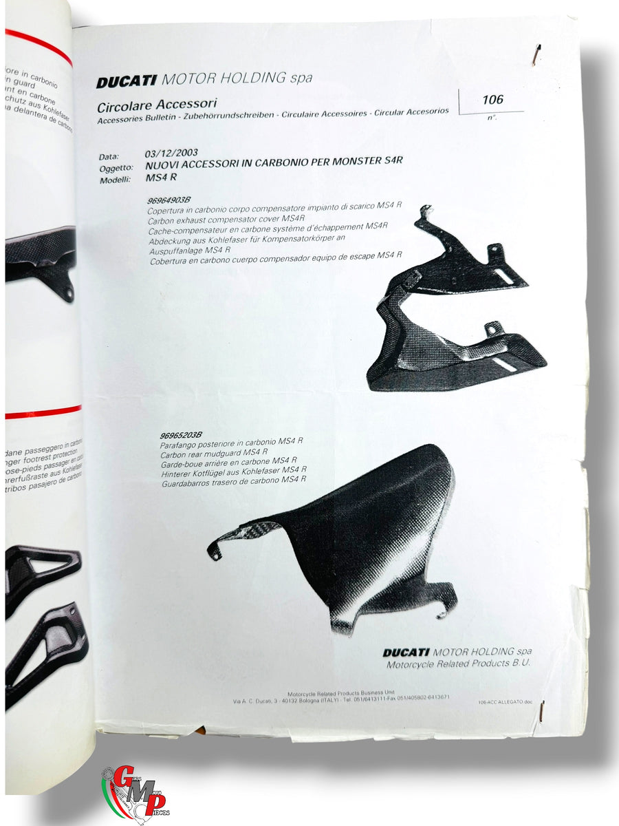 NEW Carbon Catalytic Converter Cover Kit - Ducati Performance