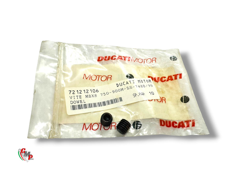 New M8x8 Threaded Headless Screw - Ducati
