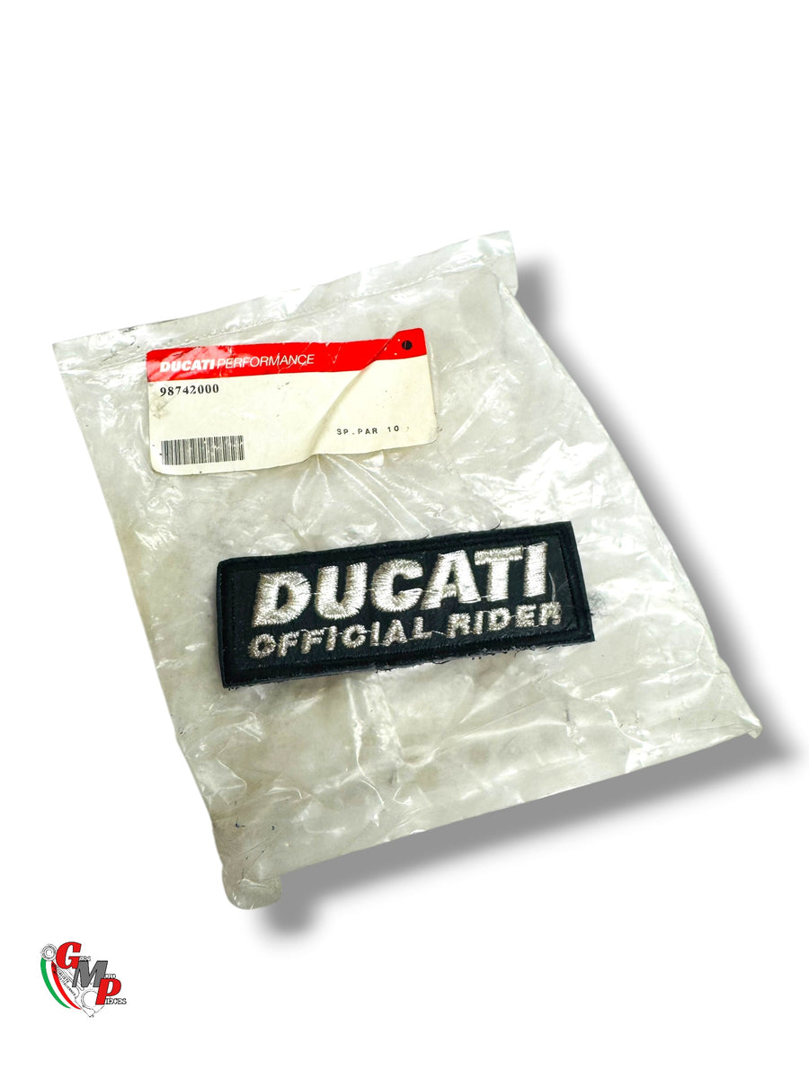 NEW Official Scratch Rider Patch - Ducati