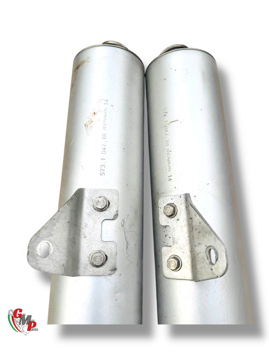 Left and Right Silencers - Ducati
