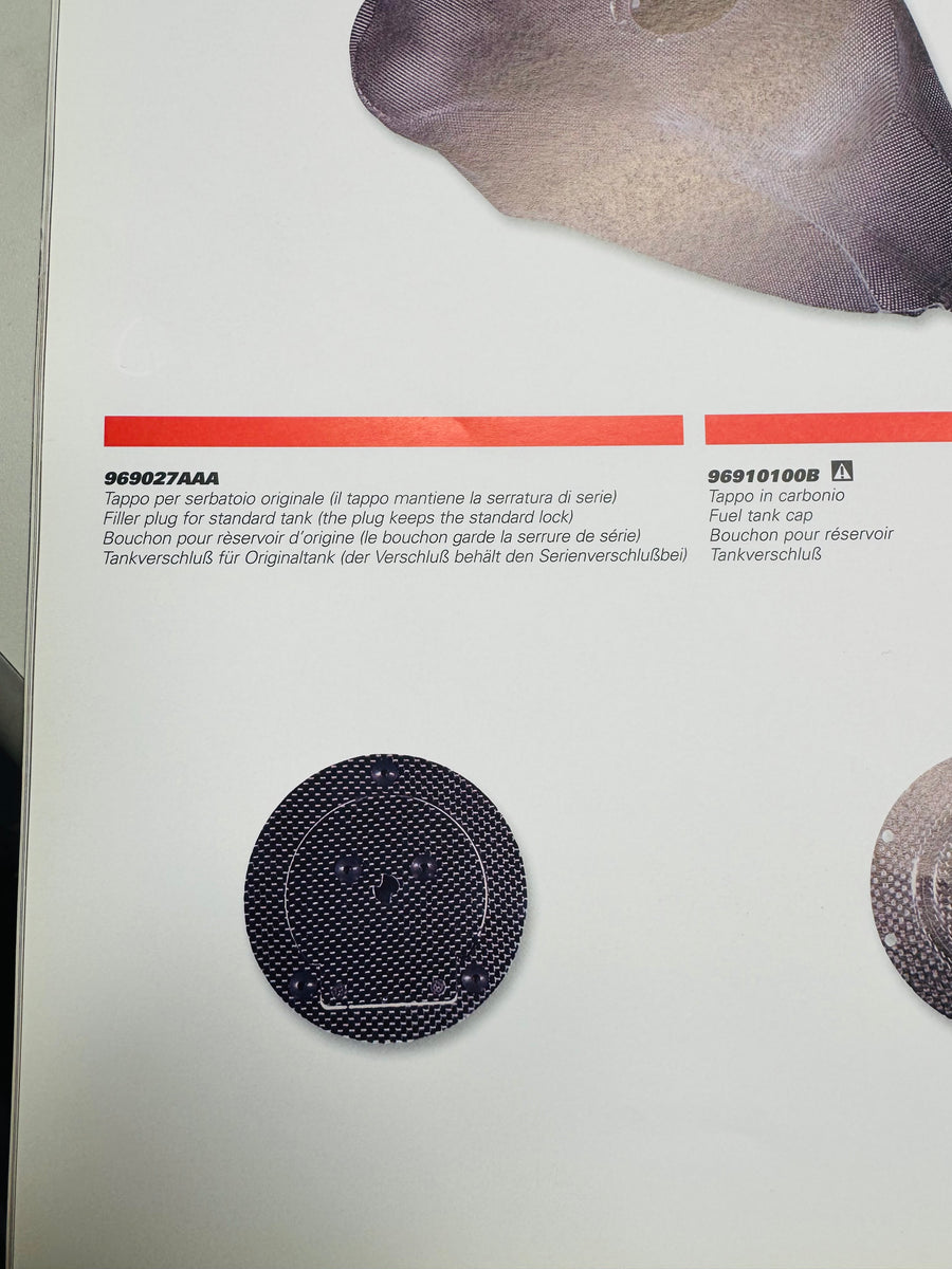 New carbon fuel cap - Ducati performance