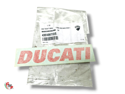 Embleme Ducati Noir / Rouge NEUF - Ducati